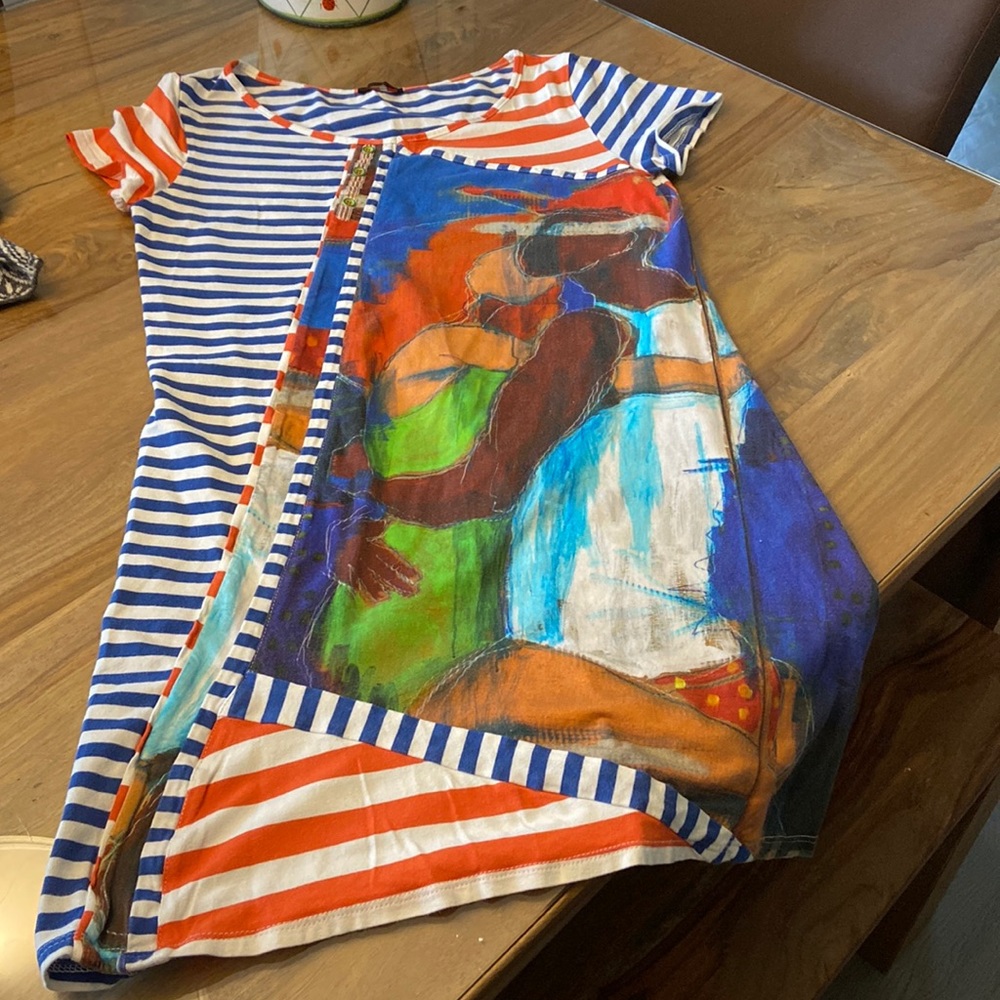 Colourful dress